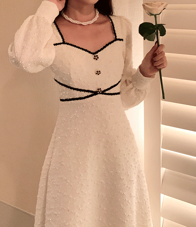 [레드M 당일출고][파티룩 하객룩 셀프웨딩]파티 복고풍 드레스 원피스 겨울상품